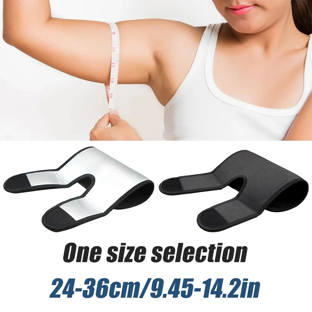 1PCS Professional Arm Trimmers for Women Men Sauna Sweat Arm Shaper Bands Adjustable Arm Trainer Toner Sleeves for Sport Workout