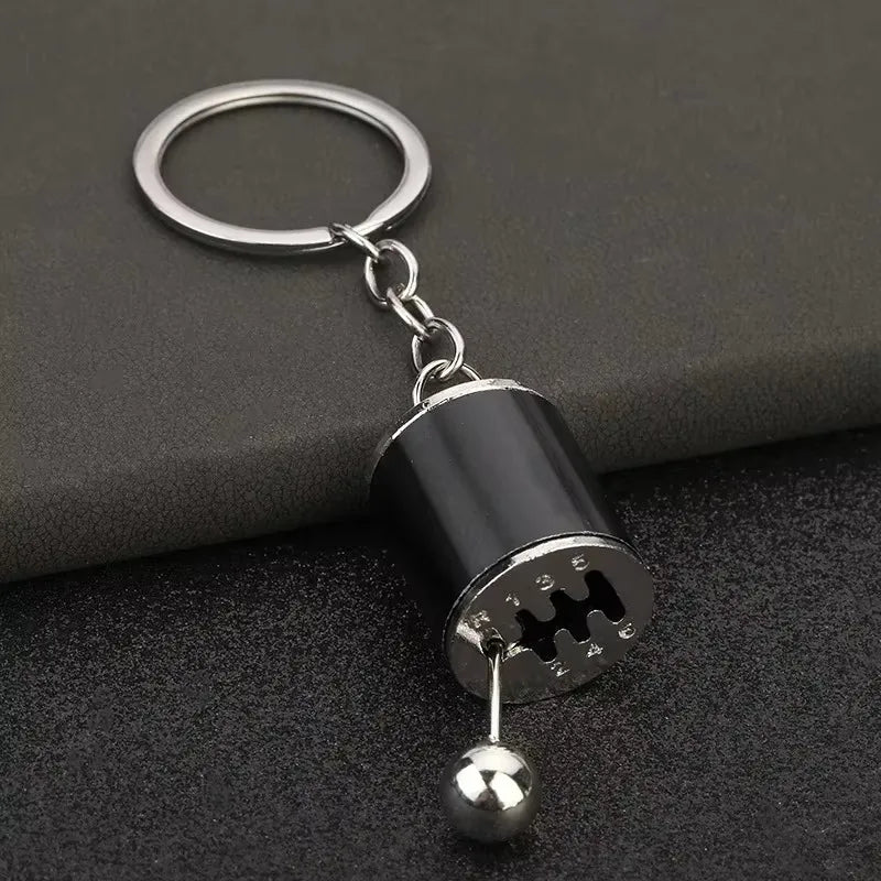 Stainless Steel Car Keychains Brake Disc Turbocharger Gear Design Keyrings Creative Mechanical Car Parts Keychain Gift for Men