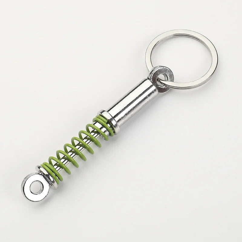 Stainless Steel Car Keychains Brake Disc Turbocharger Gear Design Keyrings Creative Mechanical Car Parts Keychain Gift for Men