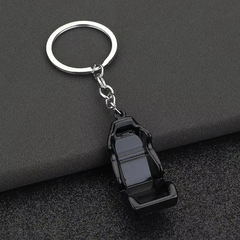 Stainless Steel Car Keychains Brake Disc Turbocharger Gear Design Keyrings Creative Mechanical Car Parts Keychain Gift for Men