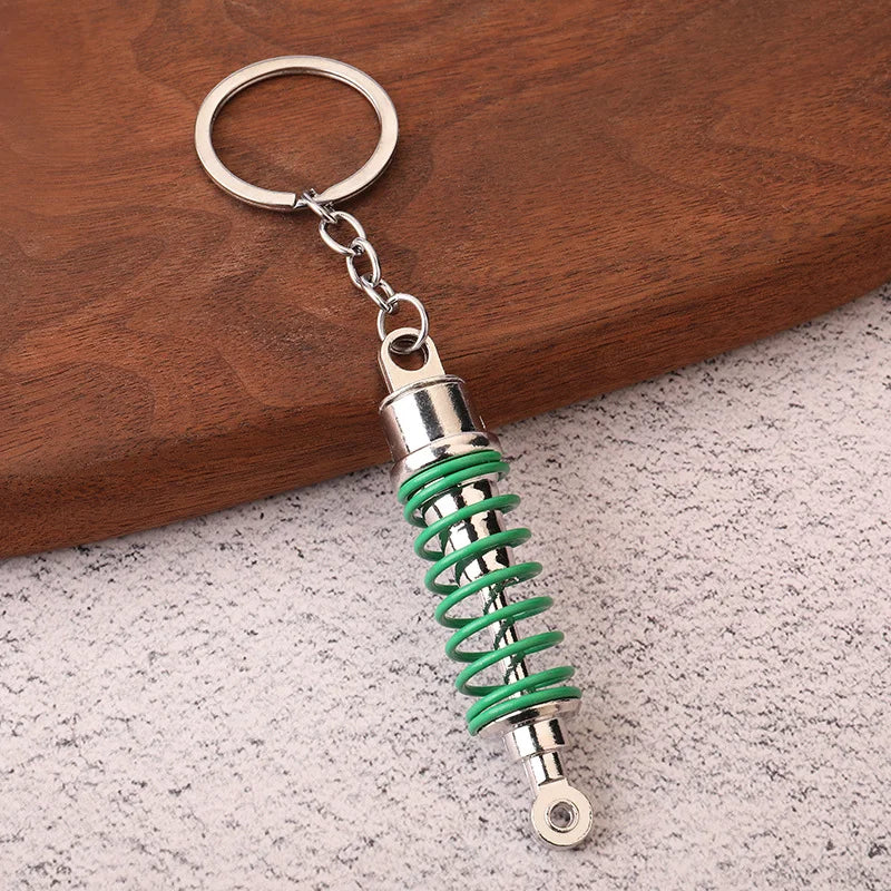 Stainless Steel Car Keychains Brake Disc Turbocharger Gear Design Keyrings Creative Mechanical Car Parts Keychain Gift for Men