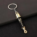 Stainless Steel Car Keychains Brake Disc Turbocharger Gear Design Keyrings Creative Mechanical Car Parts Keychain Gift for Men
