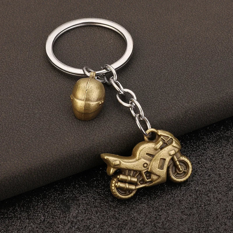 Stainless Steel Car Keychains Brake Disc Turbocharger Gear Design Keyrings Creative Mechanical Car Parts Keychain Gift for Men