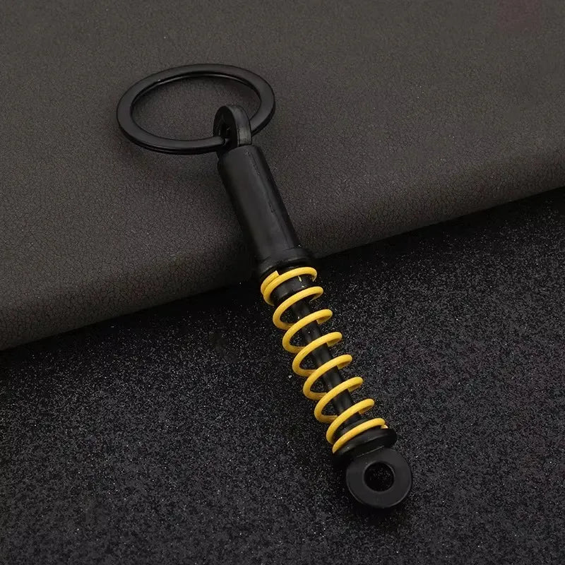 Stainless Steel Car Keychains Brake Disc Turbocharger Gear Design Keyrings Creative Mechanical Car Parts Keychain Gift for Men