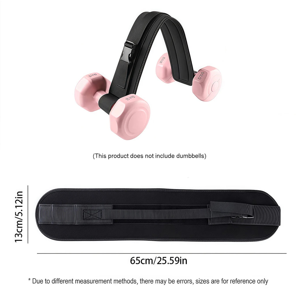 Weightlifting Hip Bridge Belt Weight Training Plank Squats Assist Straps Dumbbell Load Hip Protection Workout Assist Belt
