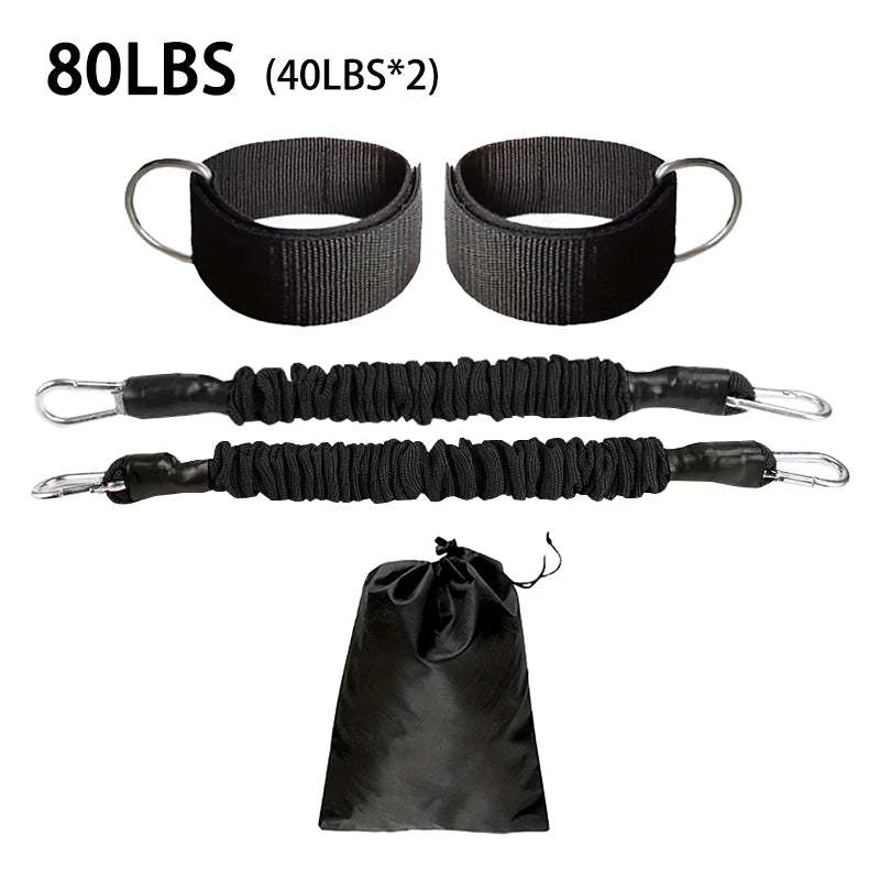 Fitness Ankle Ankle Buckle Leg Muscle Trainer Hip Joint Training Leg Strap Hook Leg Stand Anti Breaking Firmly Tension Rope Set