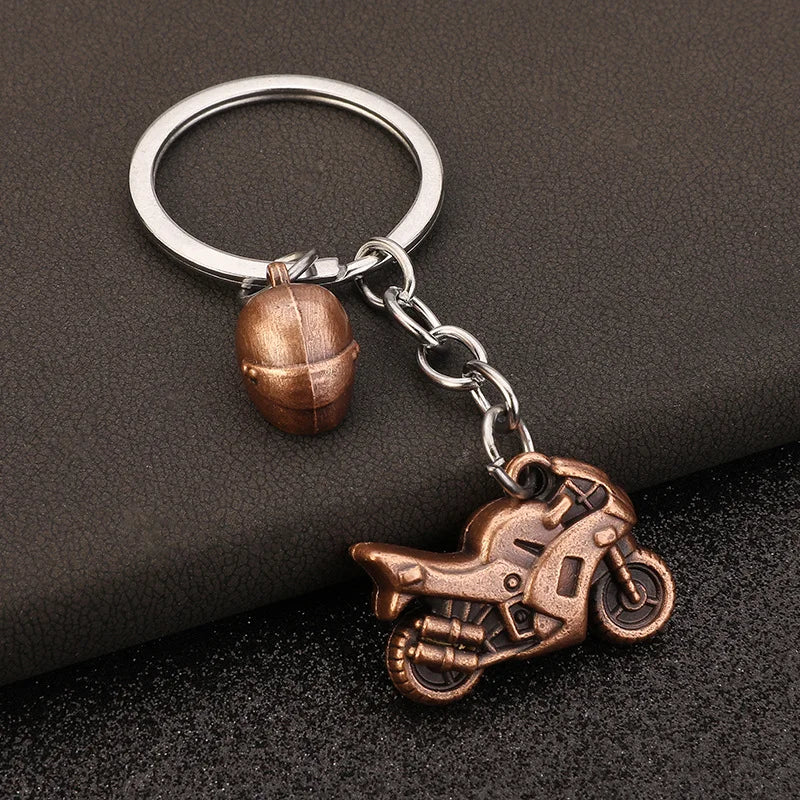 Stainless Steel Car Keychains Brake Disc Turbocharger Gear Design Keyrings Creative Mechanical Car Parts Keychain Gift for Men