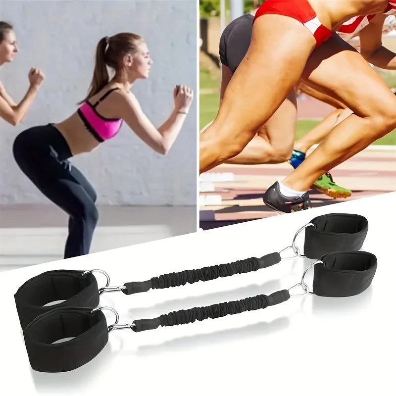 Fitness Ankle Ankle Buckle Leg Muscle Trainer Hip Joint Training Leg Strap Hook Leg Stand Anti Breaking Firmly Tension Rope Set