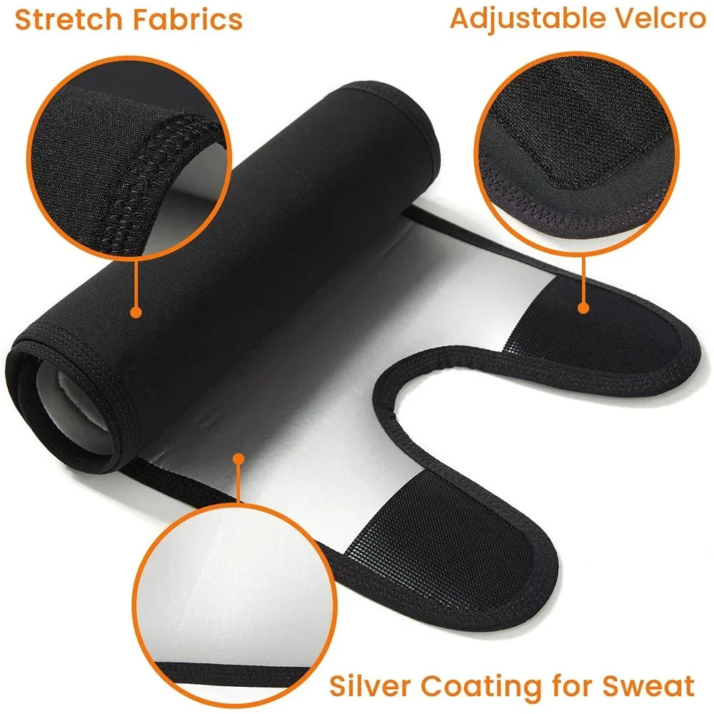 1PCS Professional Arm Trimmers for Women Men Sauna Sweat Arm Shaper Bands Adjustable Arm Trainer Toner Sleeves for Sport Workout