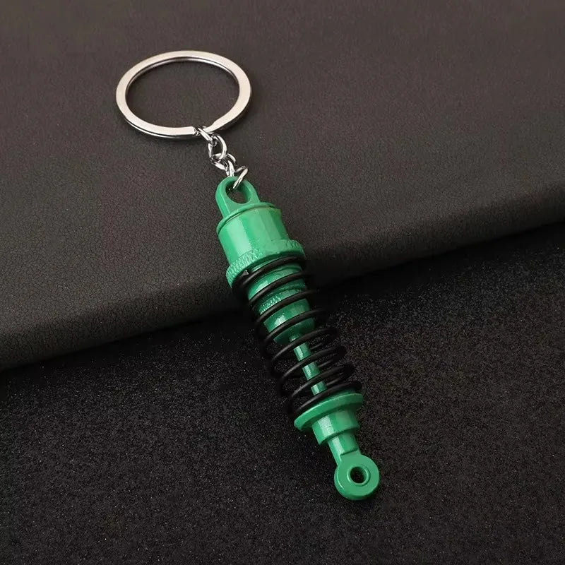 Stainless Steel Car Keychains Brake Disc Turbocharger Gear Design Keyrings Creative Mechanical Car Parts Keychain Gift for Men