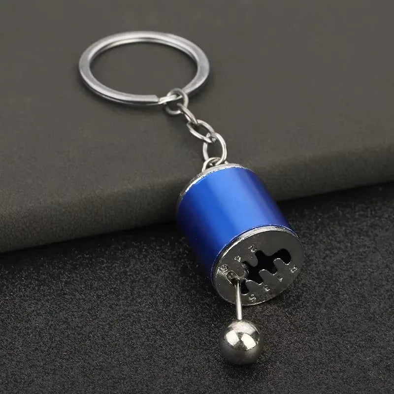 Stainless Steel Car Keychains Brake Disc Turbocharger Gear Design Keyrings Creative Mechanical Car Parts Keychain Gift for Men
